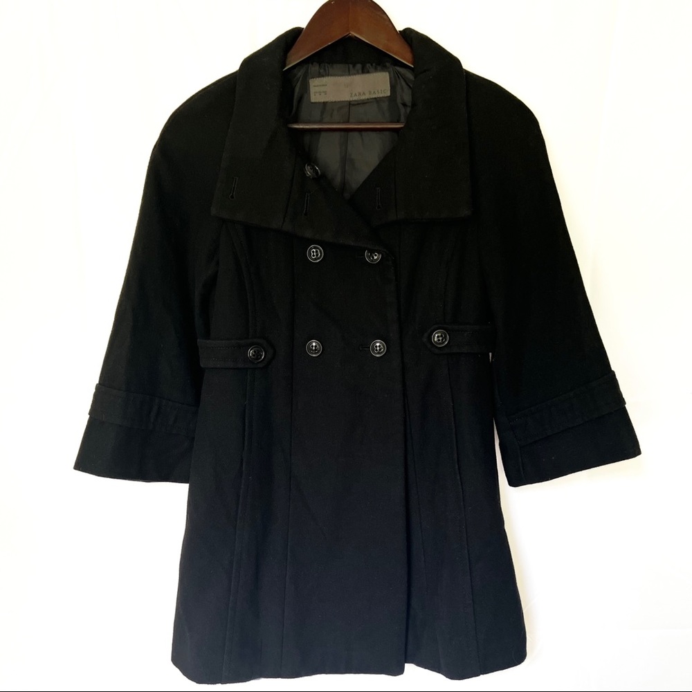 Zara Basic Peacoat - image 1